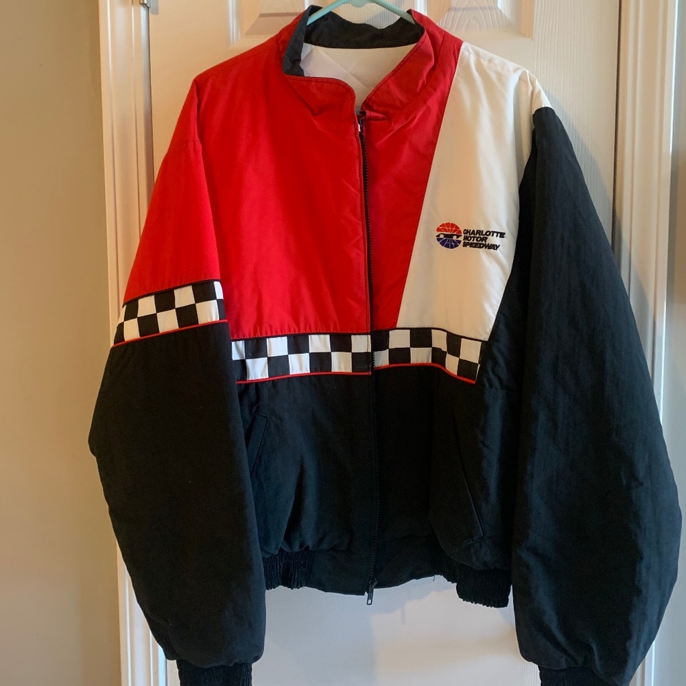 Red and Black Bomber Jacket